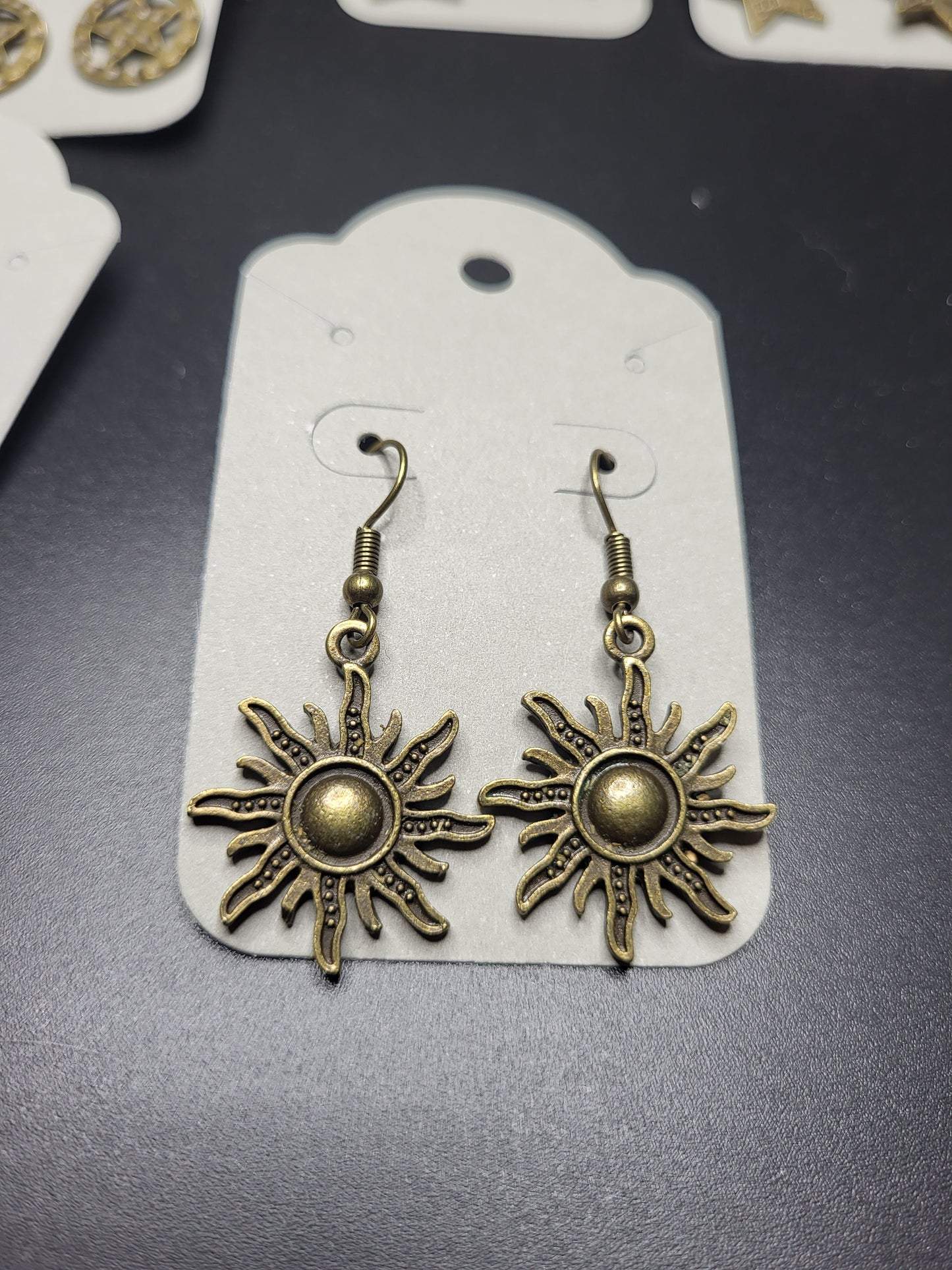 Celestial Bronze Earrings Collection