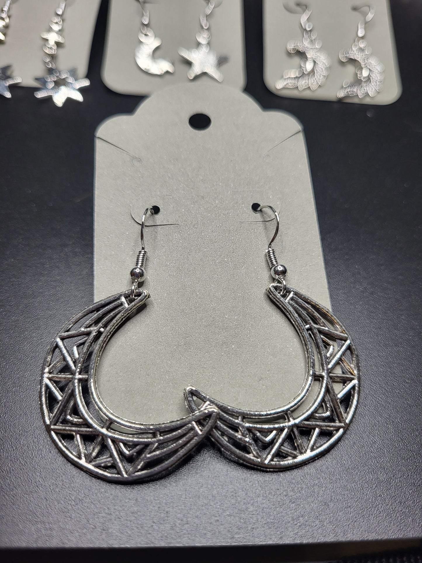 Celestial Silver Earrings Collection