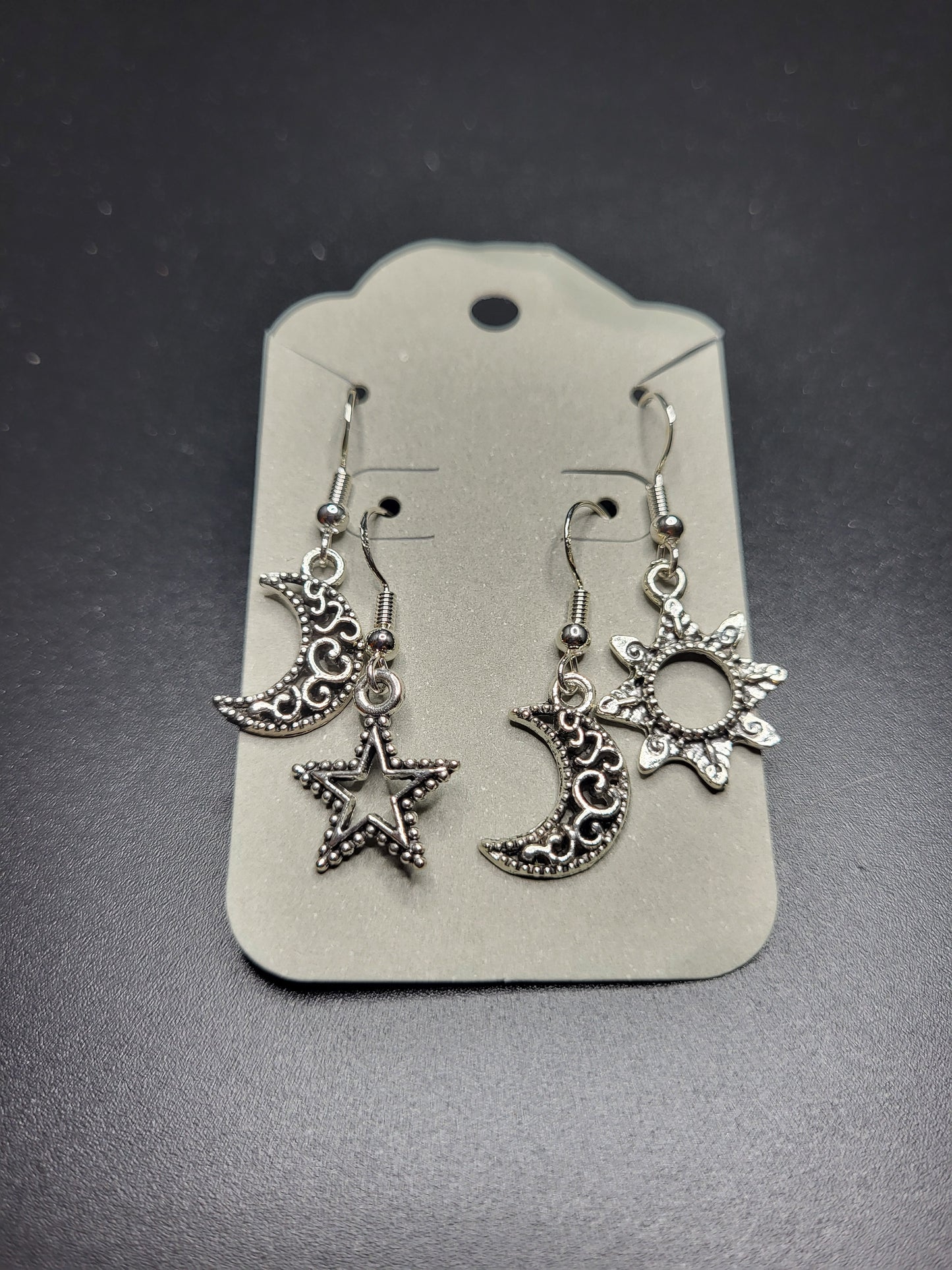 Celestial Silver Earrings Collection