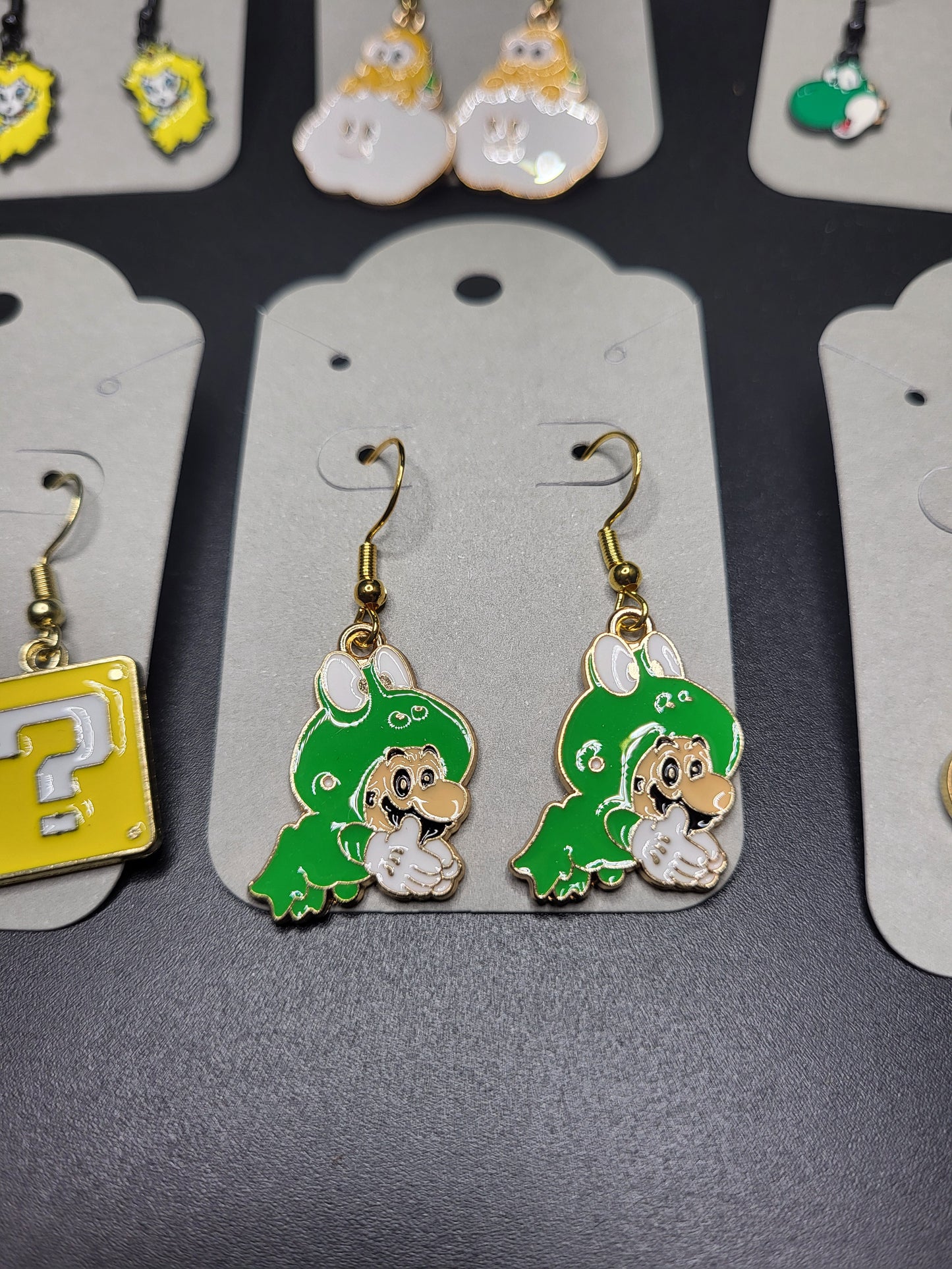 Awesome Luigi Bros Earring Collection