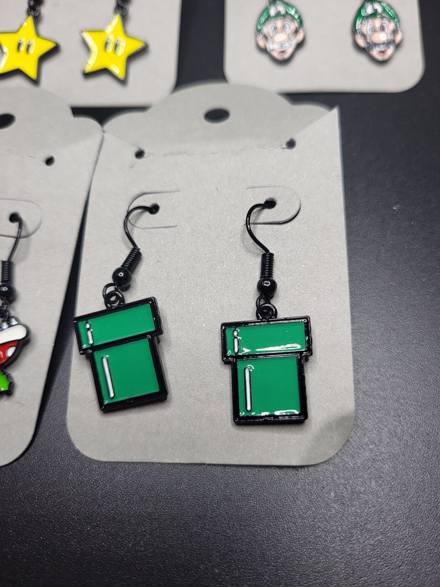 Awesome Luigi Bros Earring Collection