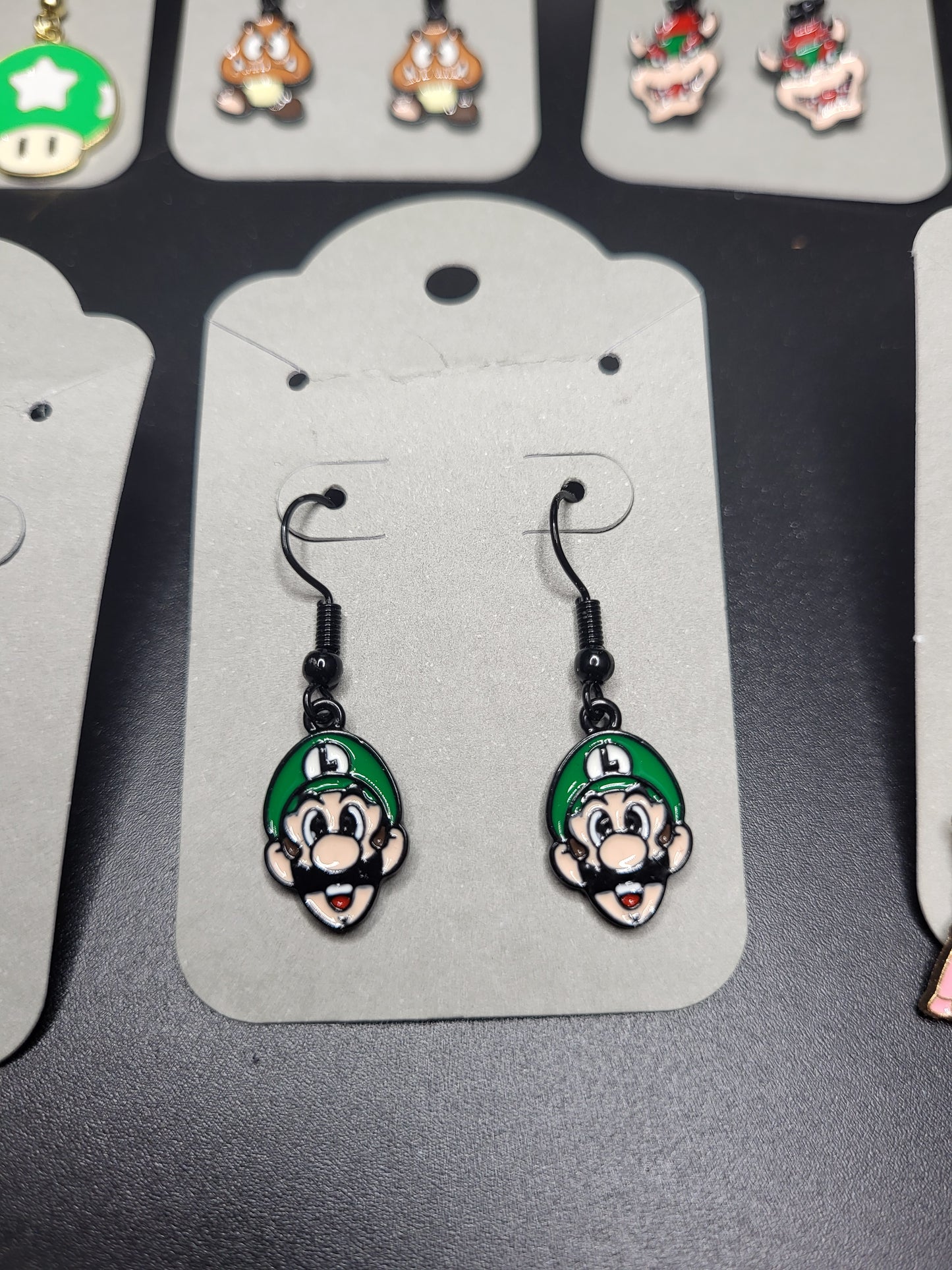 Awesome Luigi Bros Earring Collection