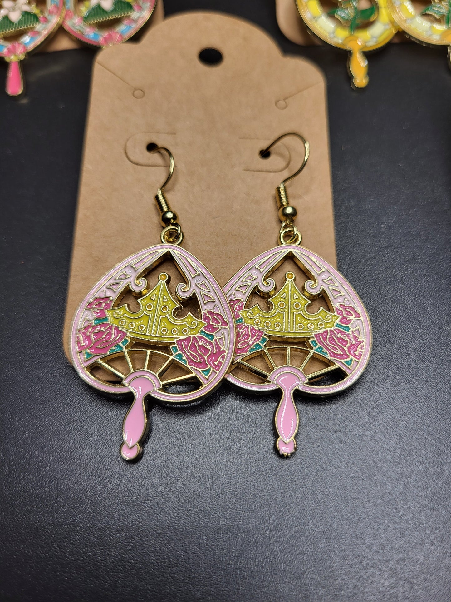 Fairytale Princess Fan Earrings Collection