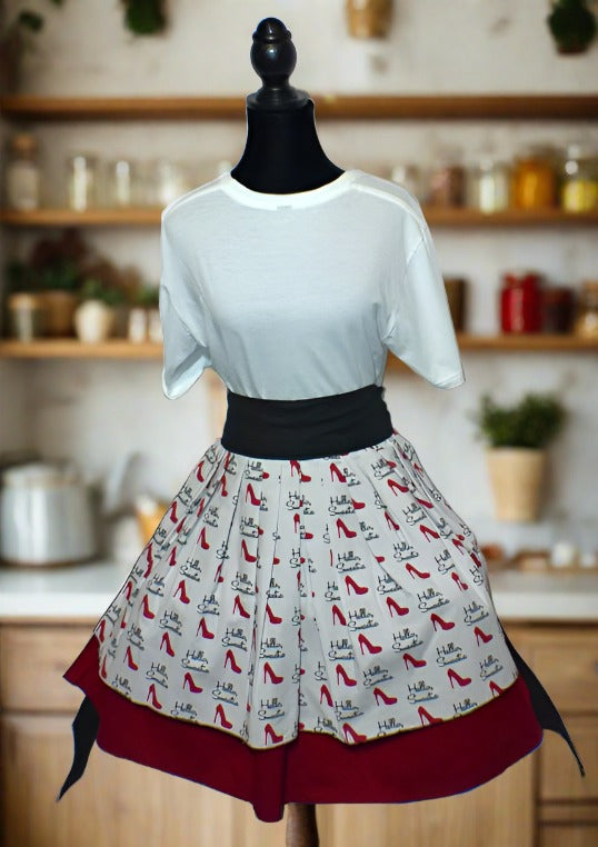 Doctor Who Vintage Half Apron